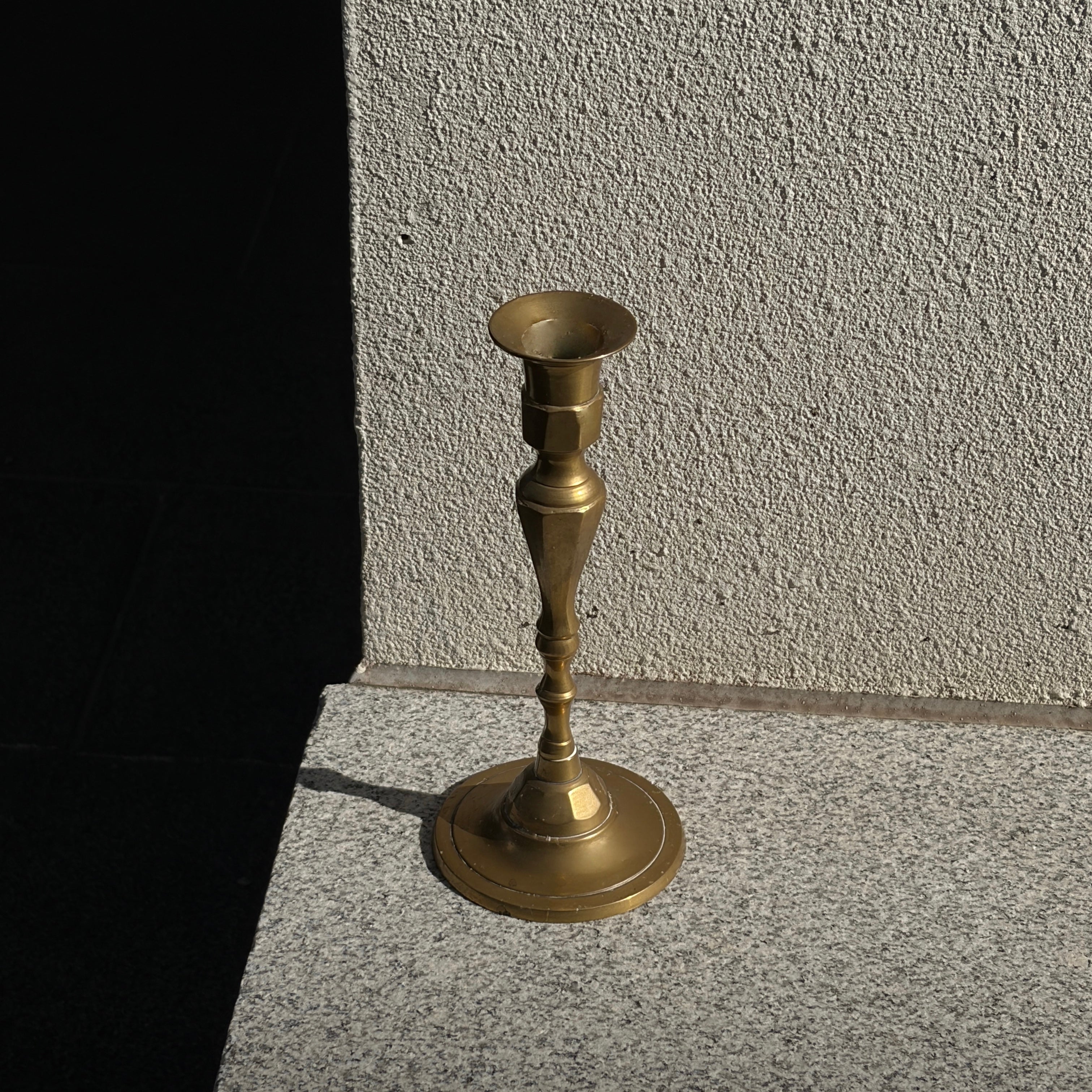 經典古董銅製燭台